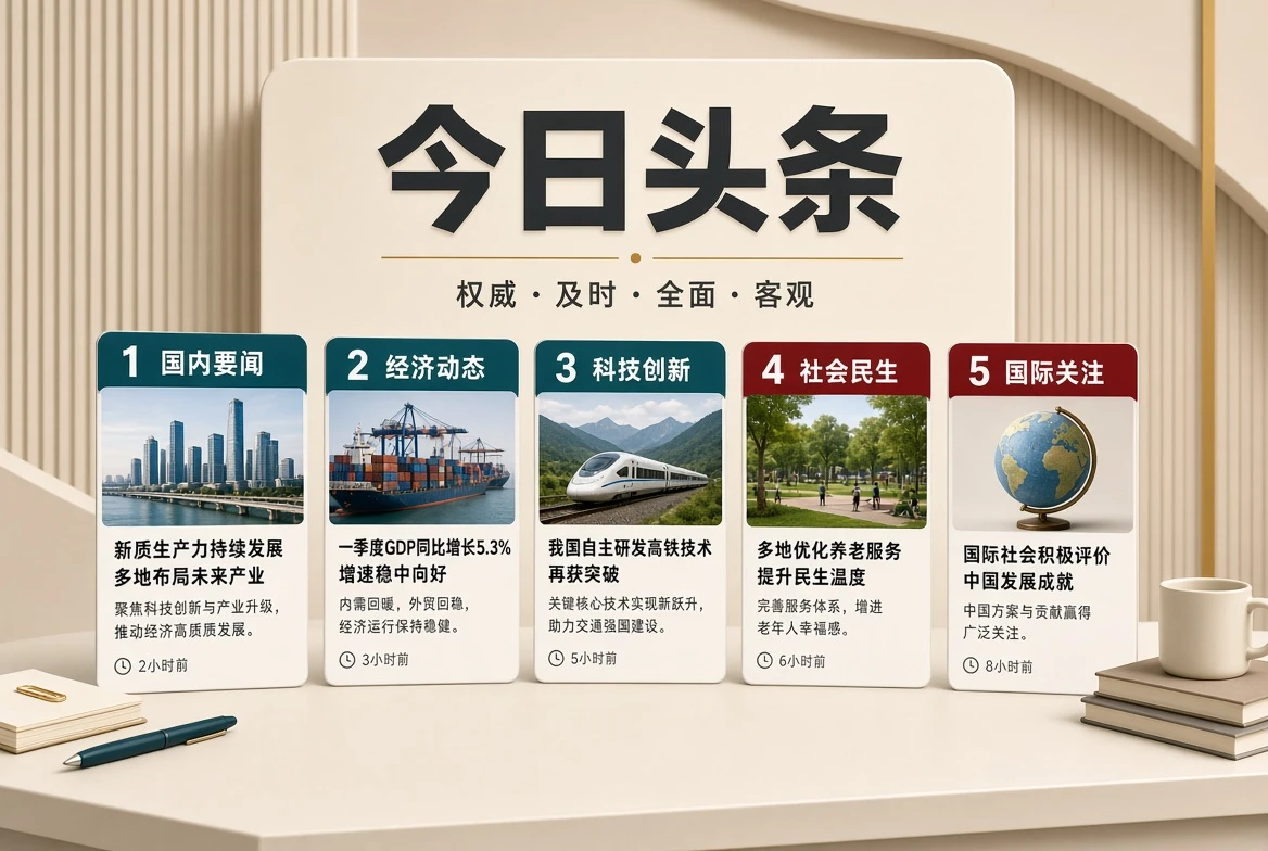 今日头条栏目影像与资讯导览